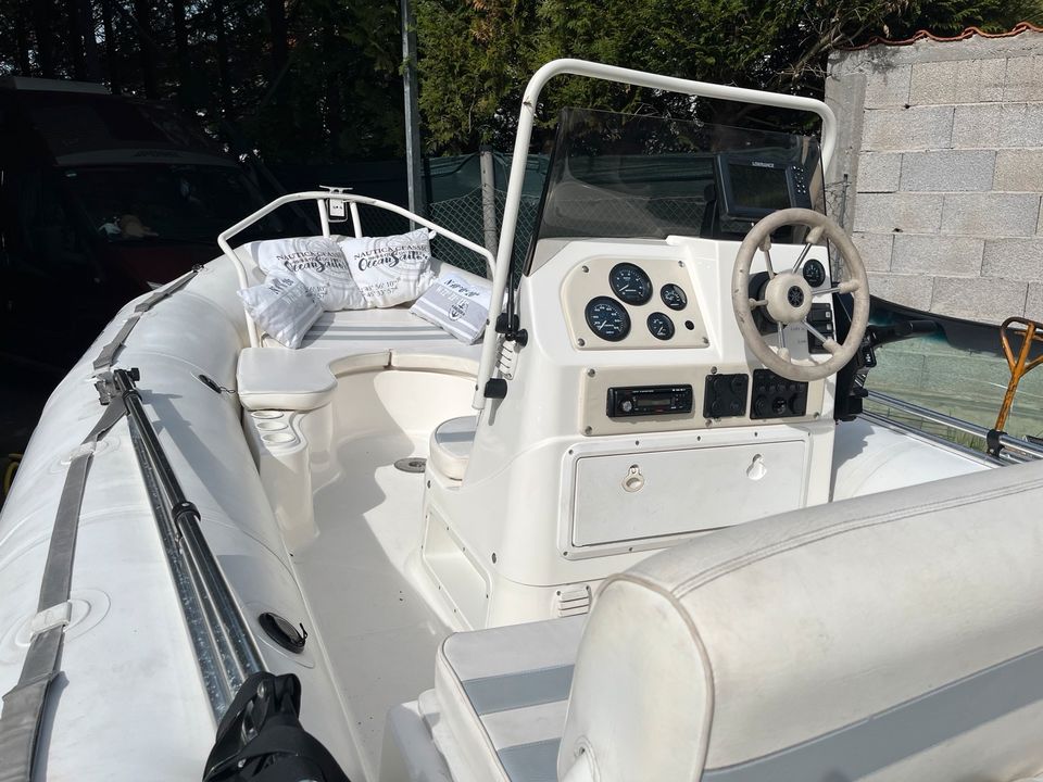 Zodiac Deluxe480 Festrumpfschlauchboot mit neuem Honda 60PS in Altrip