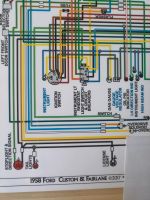 Ford Custom & Fairlane BJ 1958 Stromlaufplan Baden-Württemberg - Malsch Vorschau