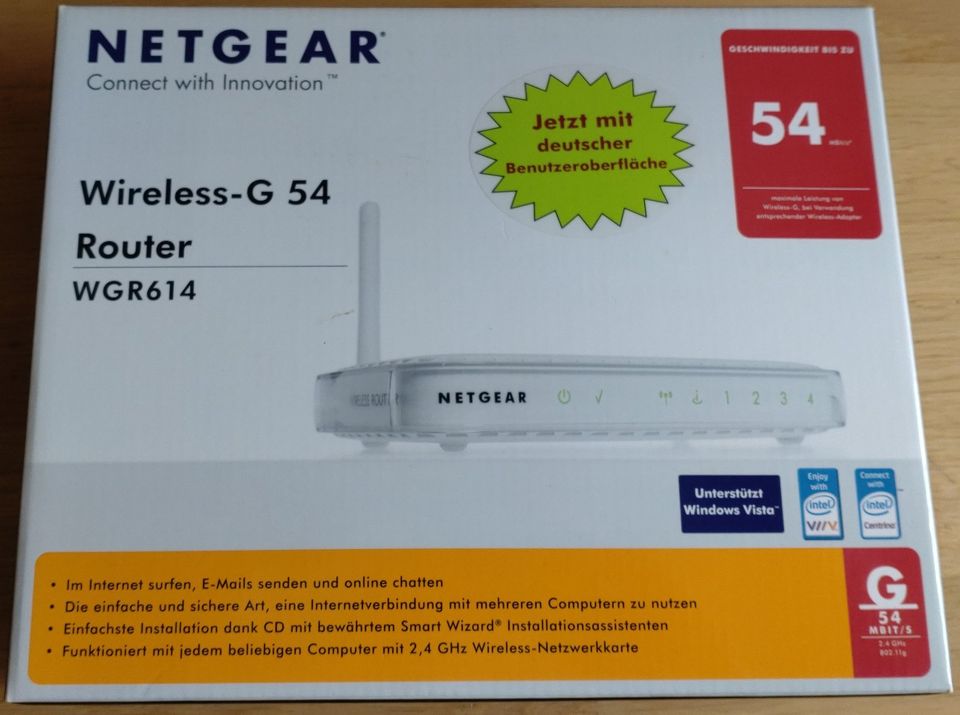 NETGEAR Wireless-G 54 Router | WGR614 in Taufkirchen