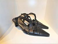 Tamaris Damen Slingback Pumps schwarz Leder 37 UK 4,5 Baden-Württemberg - Wertheim Vorschau