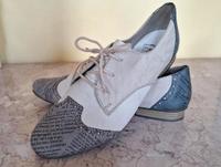 Rieker Halbschuh Gr.41 beige grau Thüringen - Wildenbörten Vorschau