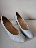 Pumps silber glitzer 38,5 Bayern - Vaterstetten Vorschau