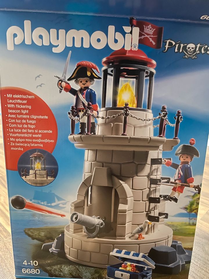 Playmobil 6680 Soldatenturm mit Leuchtfeuer in Friedberg