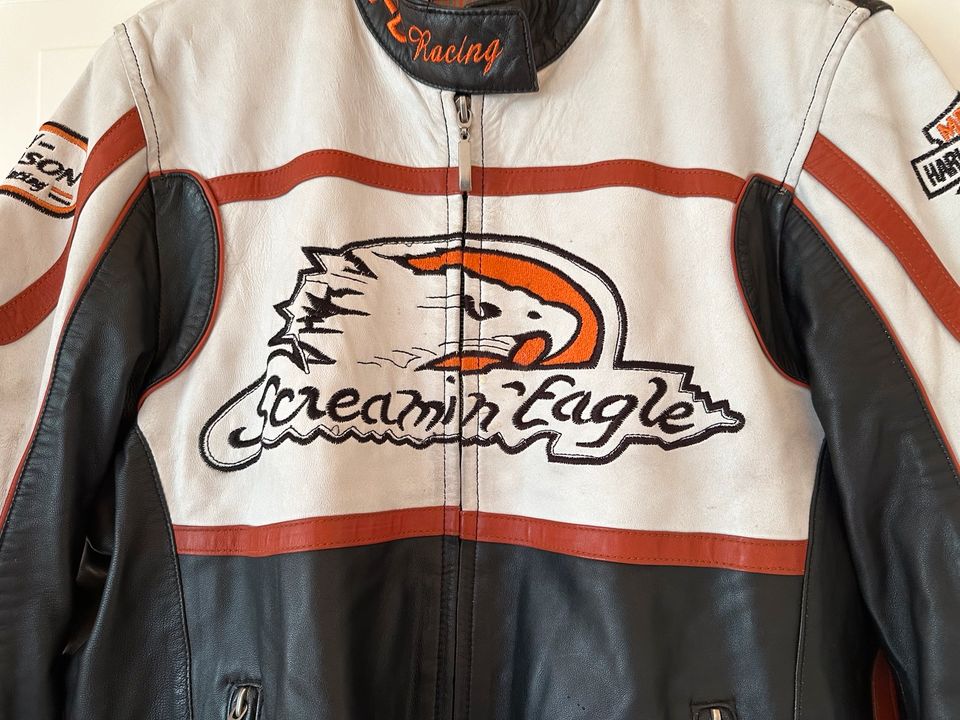 Coole Lederjacke Harley Davidson Damen Gr.XL, Screamin Eagle, Top in Pansdorf