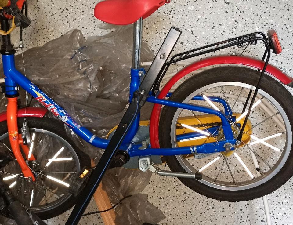 16'' Fahrrad Kinderfahrrad Rad Robby blau rot orange in Leverkusen