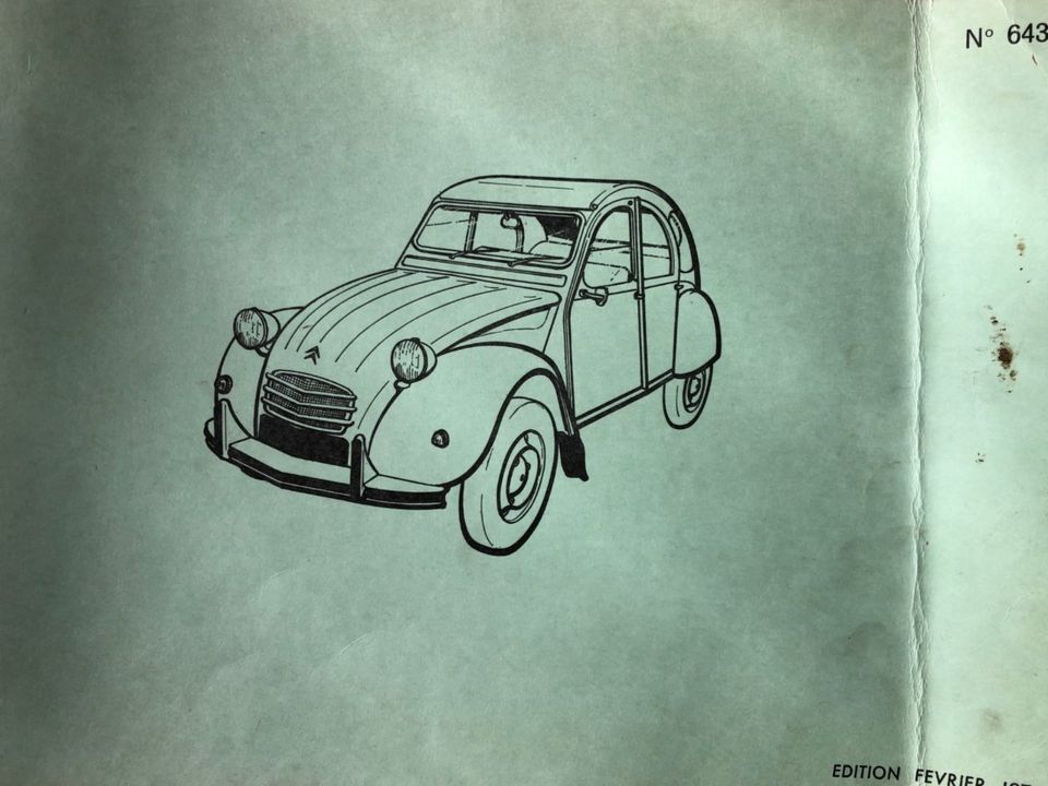 Citroen 2 CV 4,2 CV 6 Ersatzteilkatalog  No 643 in Niederkrüchten