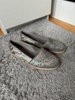 Graceland Glitzer Espandrilles Schuhe Slipper Silber Größe 41 Niedersachsen - Osnabrück Vorschau
