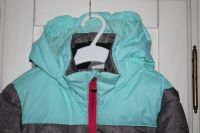 Pocopiano Winterjacke Jacke Gr. 110 116 türkis grau pink Kapuze Wandsbek - Hamburg Marienthal Vorschau