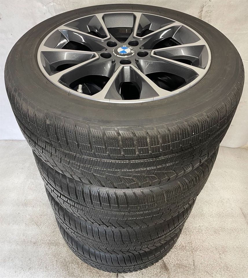 4x ORG BMW X5 F15 Alufelgen Winterreifen 255/50 R19 107V MS RDKS in Flörsheim am Main