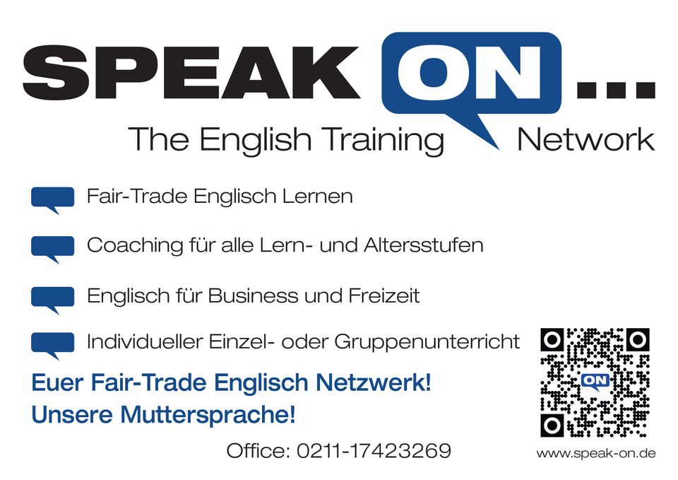 Englisch lernen mit muttersprachlichen Professionals in Düsseldorf