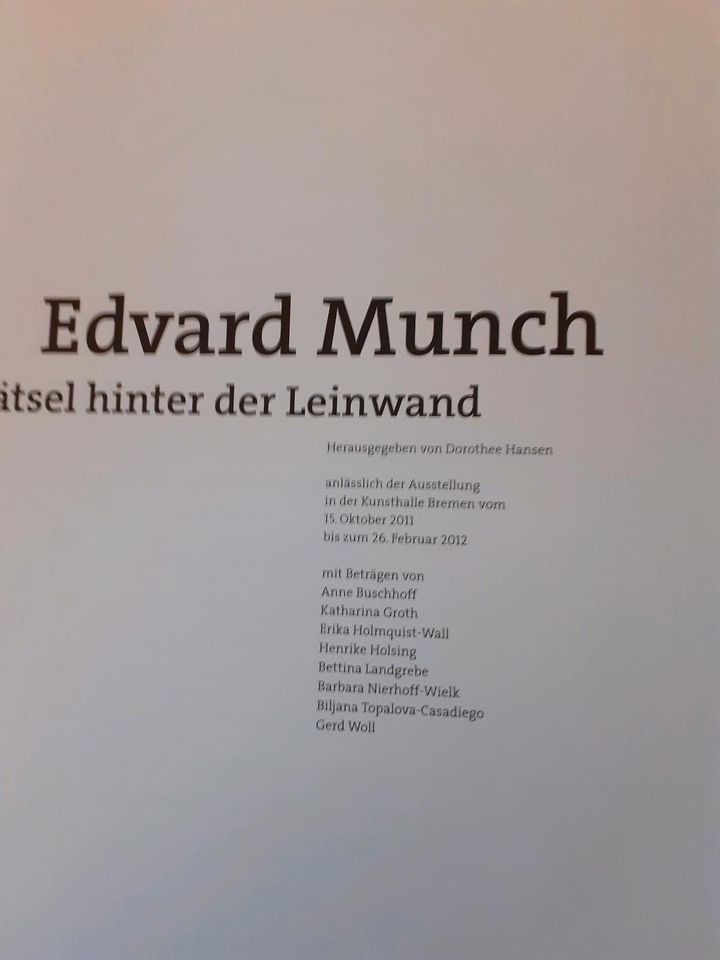 Katalog Edvard Munch , 2011/2012 , Preis 5,00€ in Berlin