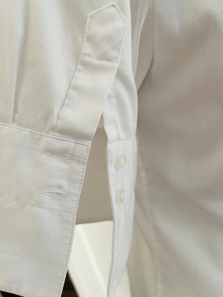 HUGO BOSS Damen Bluse Kurzarm weiß S 36 Business in Hamburg