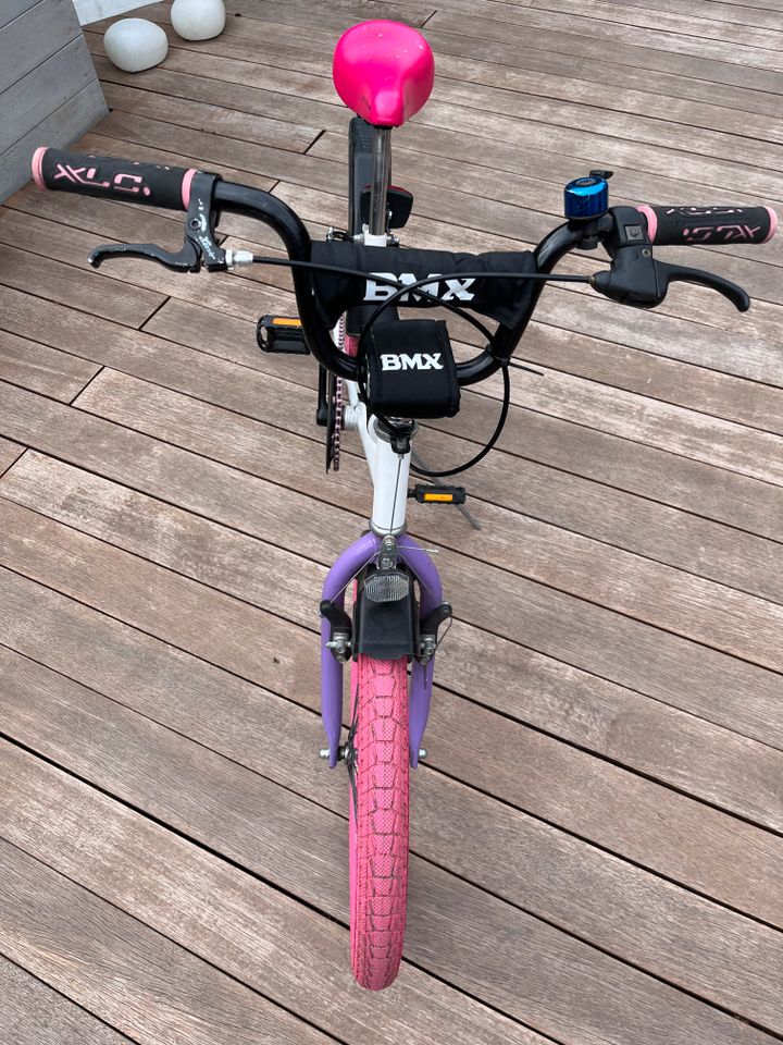 BMX Fahrrad Mädchen | 20 Zoll | Weiß-Rosa-Pink-Lila | UNIKAT in Hagen im Bremischen