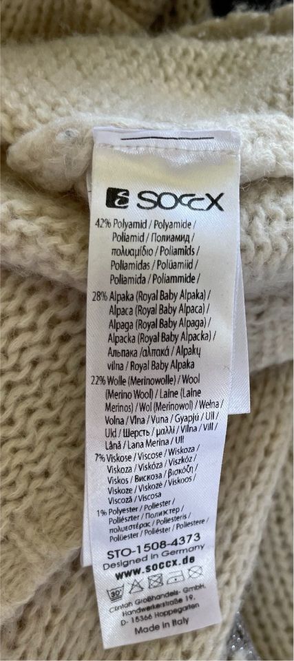 SOCCX Oversized Strick Pullover in creme Gr. 44 in Laer