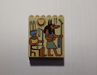 Lego Wand 30156px3 4x6x6 Ägypten Hieroglyphen Pharao 5988 beige Baden-Württemberg - Karlsruhe Vorschau