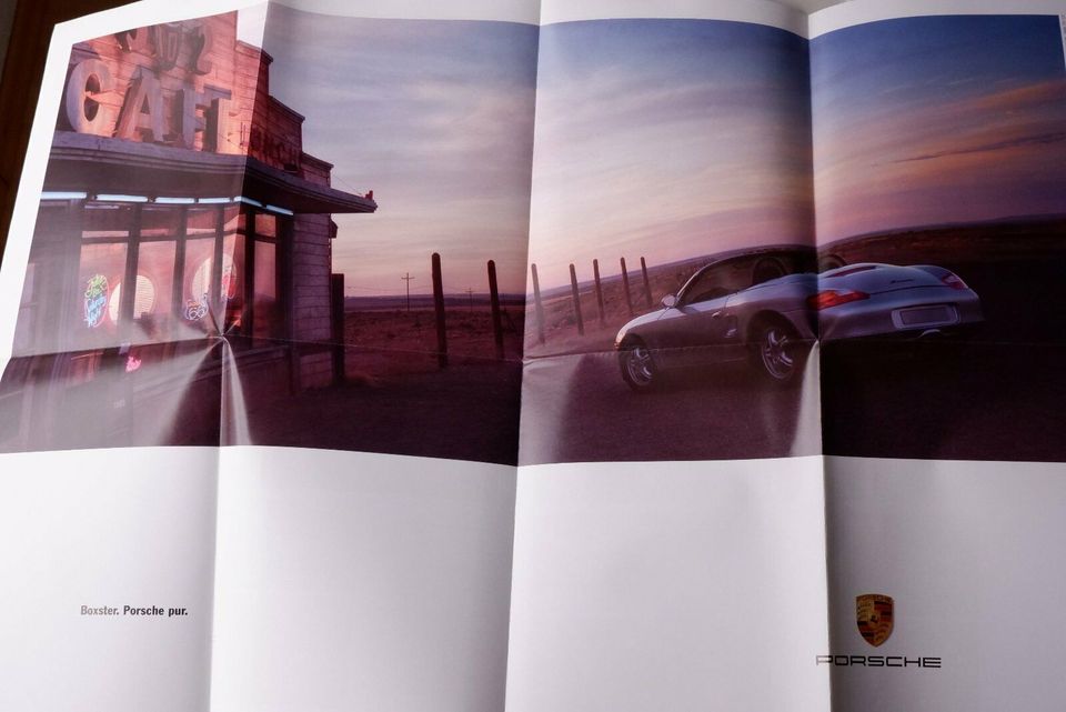Porsche Plakat Faltblatt Werbung 911 Carrera 4 4S Targa Boxster in Solingen