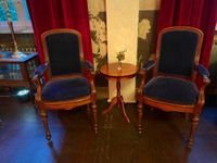 antike Gründerzeit-Sessel mit blauem Samt Mitte - Wedding Vorschau