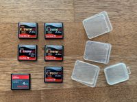 SanDisk CompactFlash-Speicherkarten 5x 2GB und 1x 4GB Hessen - Wiesbaden Vorschau