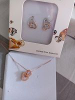 Geschenkset Schmuck Rosegold Damen Kette Ohrringe Herz Swarovski Nordrhein-Westfalen - Oberhausen Vorschau