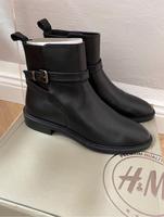 Lederstiefel Boots H&M Premium Neu Schwarz Größe 37 Neustadt - Alte Neustadt Vorschau