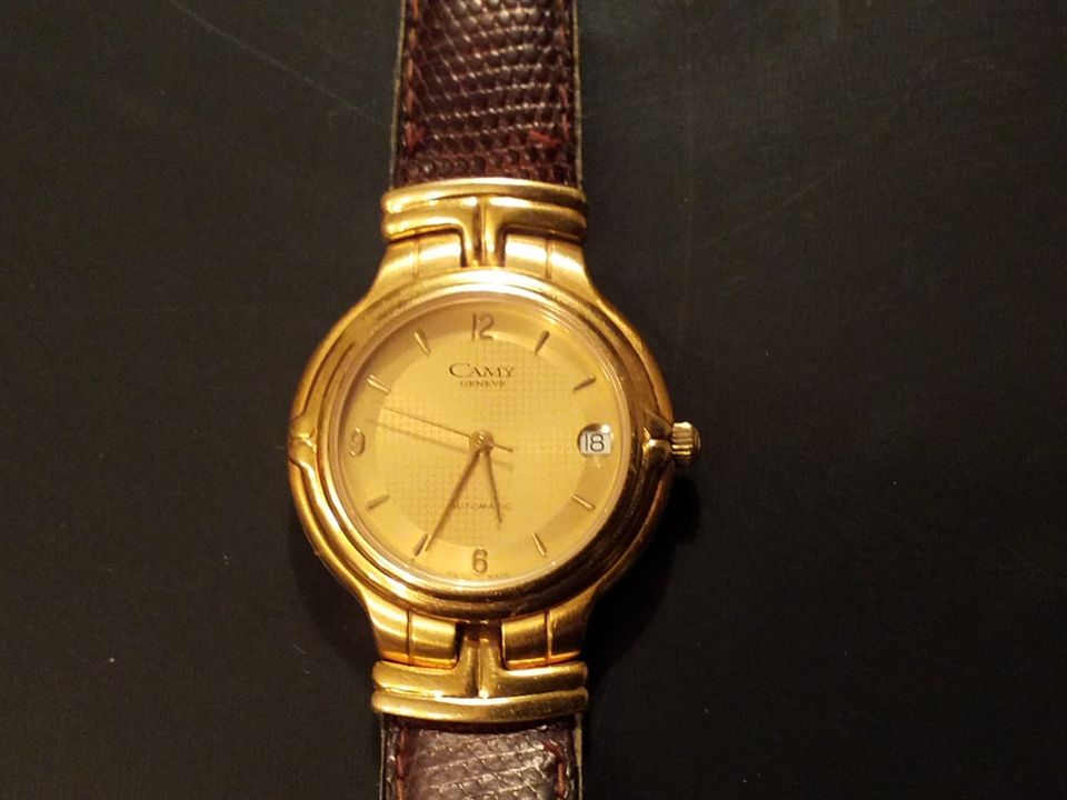 Camy Genève Automatic Glasboden Armbanduhr 18K Water resist in Waldau