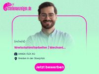 Werkstattmitarbeiter / Mechaniker Bayern - Weiden (Oberpfalz) Vorschau