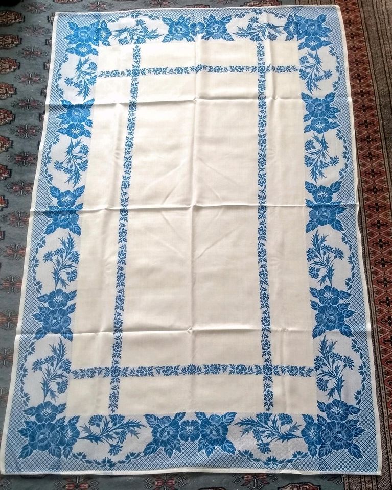 ❤️ Tischdecke blau weiß 158x102 cm top ❤️ in Berlin
