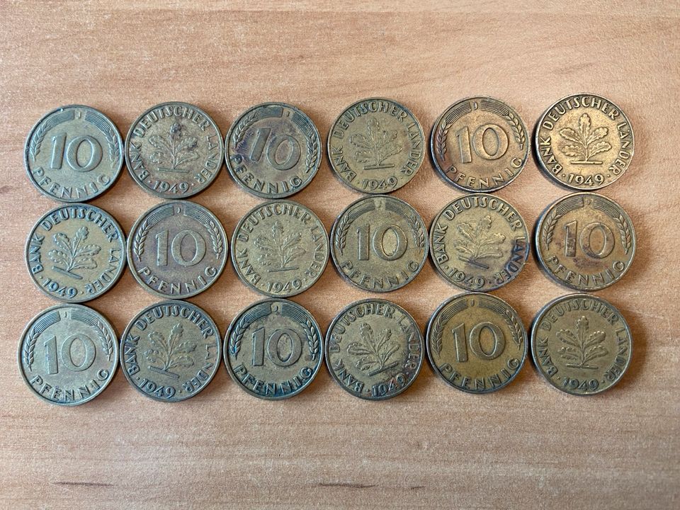 10 Pfennig - Bank Deutscher Länder - 1949 in Merseburg