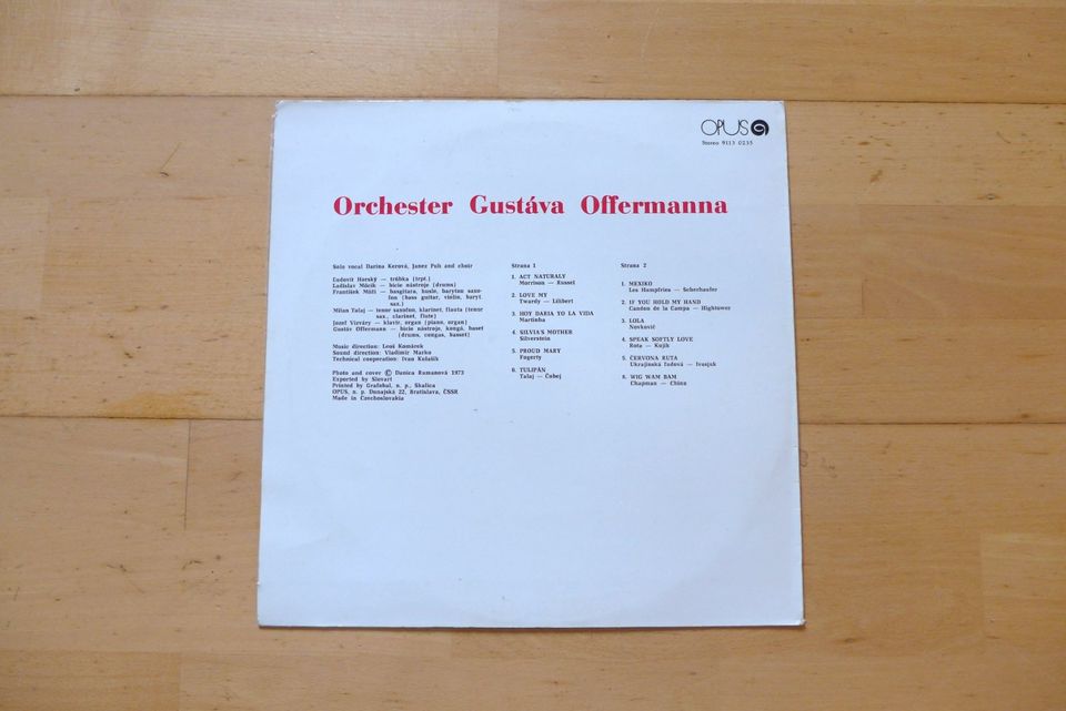 Opus Schallplatte LP Vinyl Orchester Gustava Offermanna 9113 0235 in Adorf-Vogtland