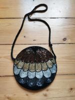 süße runde Vintage Tasche Handtasche Perlen bestickt Stickerei Berlin - Reinickendorf Vorschau