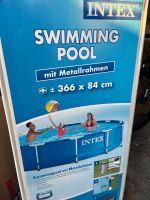 Intex Pool 366x84 wie neu 1 x aufgebaut mit viel Zubehör Nordrhein-Westfalen - Übach-Palenberg Vorschau