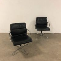 7x Vitra EA 208 Softpad Alu Chair Charles Eames Leder schwarz Köln - Lindenthal Vorschau