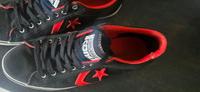 Converse Sneaker schwarz rot selten gebraucht leider zu klein Nordrhein-Westfalen - Hagen Vorschau