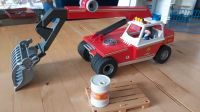 Playmobil Feuerwehr Teleskoplader Bagger Niedersachsen - Ovelgönne Vorschau