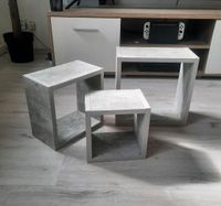 3er Set Wandregal aus Holz | Grau | Quadratisch | Regale Niedersachsen - Syke Vorschau
