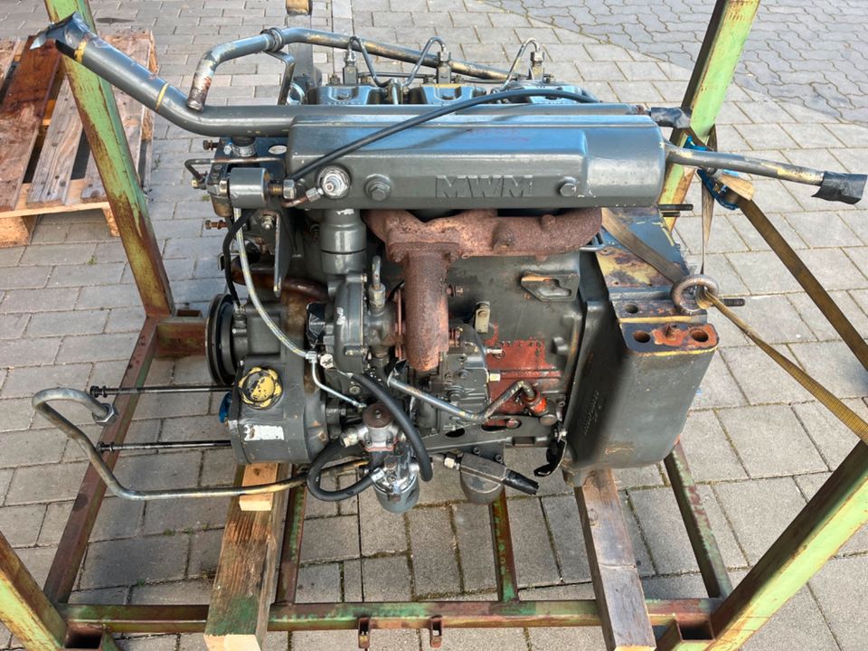 Fendt 307 Lsa Turbo Motor 3 Zylinder ESP MWM Turbokupplung 1987 in Auetal