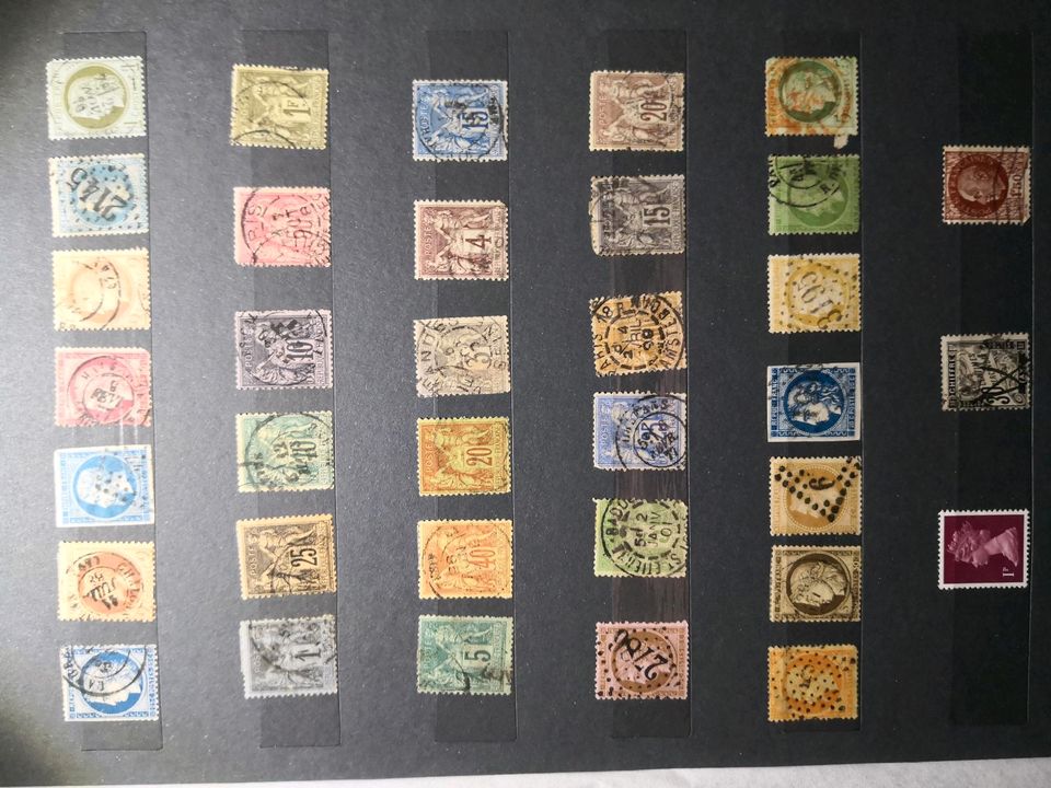 Briefmarken Sammlung Stamp collection (1/3) in Weikersheim