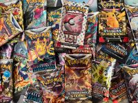 Pokemon Karten Boosterpacks Selfpacked Glurak Pikachu möglich Hessen - Wiesbaden Vorschau