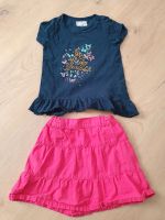 Mädchen Sommer Set Outfit Größe 98/104 Rock T-Shirt Pink Blau Baden-Württemberg - Laupheim Vorschau