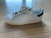 Adidas Stan Smith 44 2/3 US10,5 Schuhe Sneaker Weiß Grün Creme Hessen - Pohlheim Vorschau