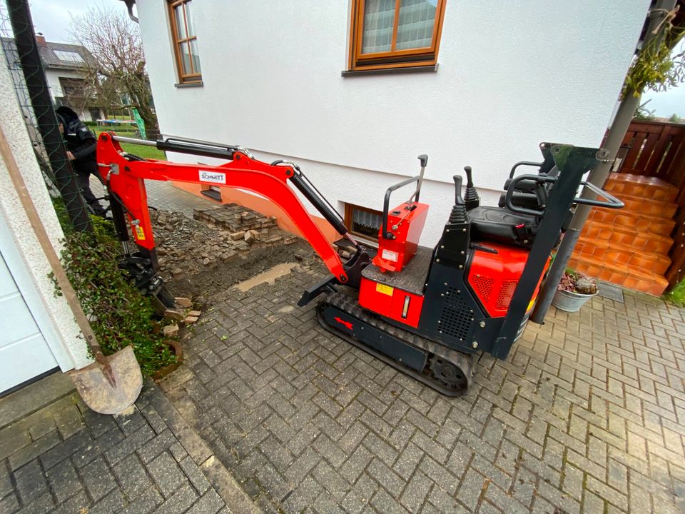 Bagger mit Fahrer - Wegebau, Teichbau, Kabelverlegung in Coburg