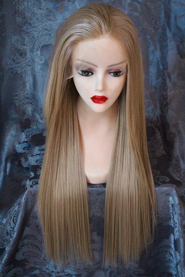 Lace Front Perücke Wig Blond Hellblond Mittelblond Honigblond in Leipzig