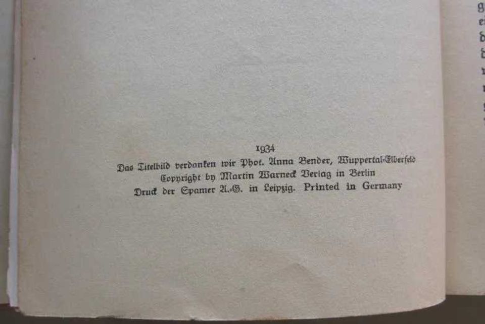 M. Niemöller: Vom U-Boot zur Kanzel (1934) + Kalenderblatt in Mauritz