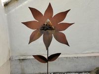 Rost-Metall-Blume, 1, 35 cm hoch und 64 cm breit, nur Abholung! Hessen - Butzbach Vorschau