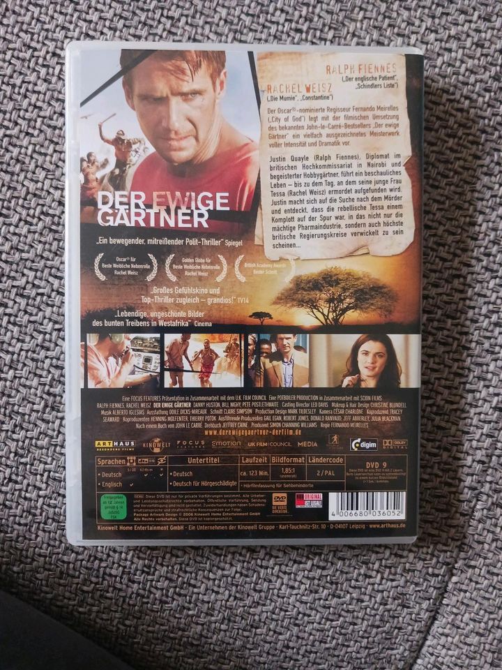 DVD "Der ewige Gärtner" in Telgte