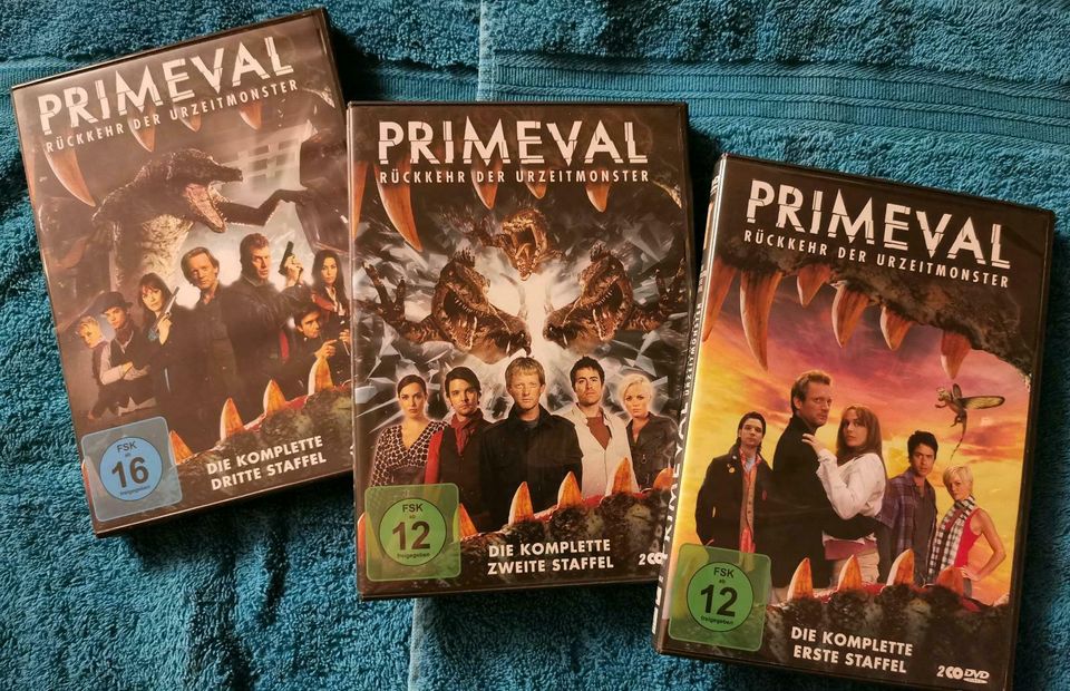 PRIMEVAL  komplette Staffeln 1 bis 3 auf 7 DVD's in Altenberge