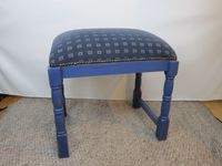 Sitzhocker Hocker Polsterhocker Schminkhocker Shabby chic blau Niedersachsen - Worpswede Vorschau