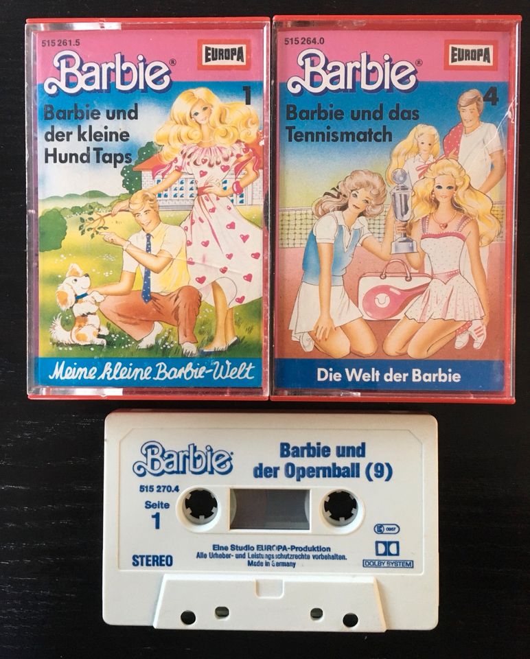 3x Barbie Hörspiele MCs Kassetten Folgen 1, 4 und 9 in Lahnstein