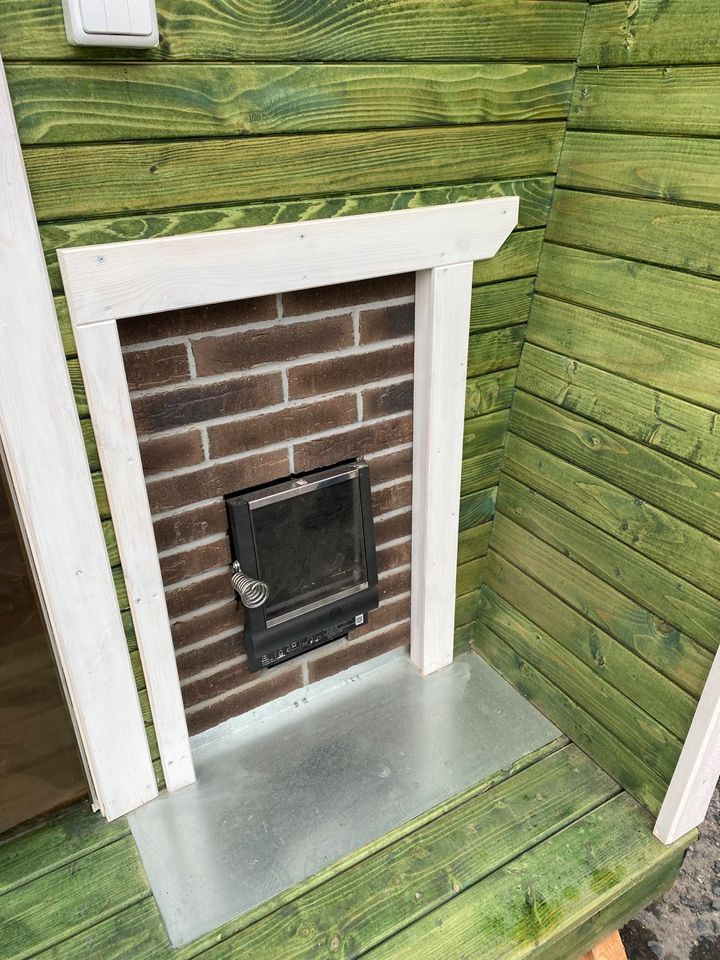 ♨️ SAUNA Birkenblattform Banja Holzofen Fasssauna Gartensauna in Luckenwalde