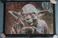 Poster Bild Star Wars Yoda Joda Mosaik aus Filmszenen bitte lesen Berlin - Steglitz Vorschau